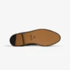 Mocassins en cuir et raphia