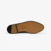 Mocassins en cuir et raphia