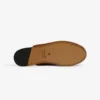 Mules en cuir et raphia