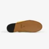 Mules en cuir et raphia