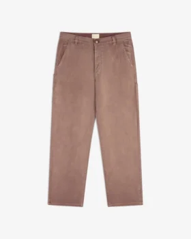 Pantalon de charpentier en mélange de lin