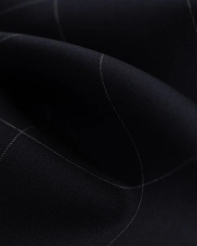 Pantalon de costume à carreaux et taille élastiquée