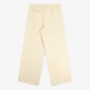 Pantalon de costume en mélange de coton avec cordon de serrage