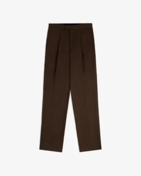 Pantalon de costume en mélange de lin