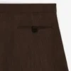 Pantalon de costume en mélange de lin