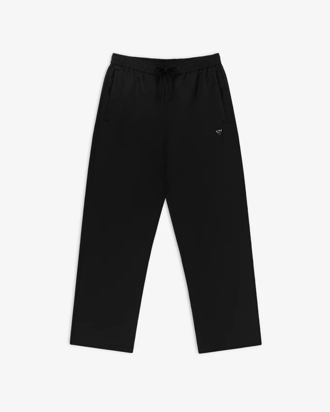 Pantalon de survêtement en nylon avec écusson