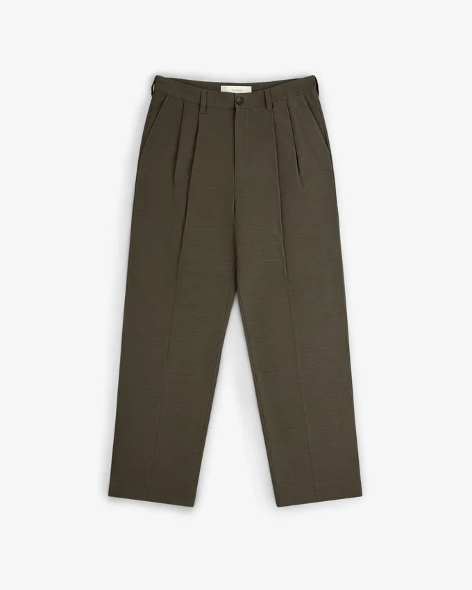 Pantalon à doubles plis