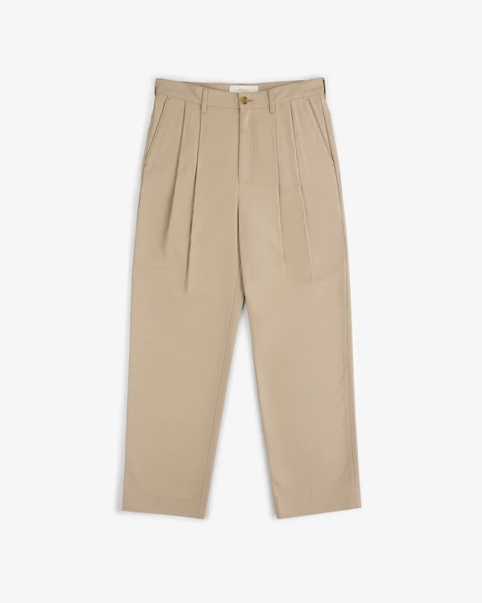 Pantalon à doubles plis