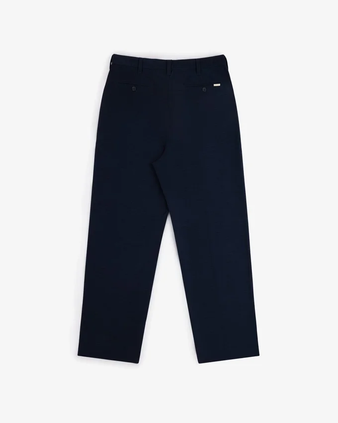 Pantalon à doubles plis