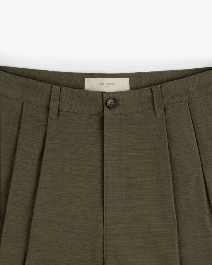 Pantalon à doubles plis