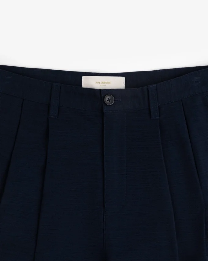 Pantalon à doubles plis