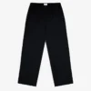 Pantalon en gabardine à taille élastiquée