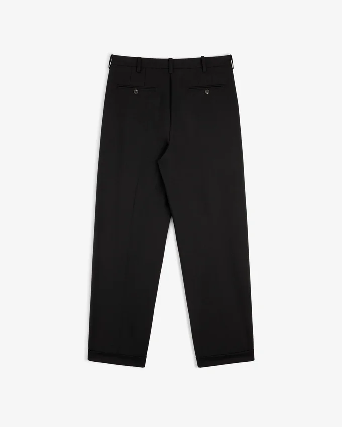 Pantalon léger à revers