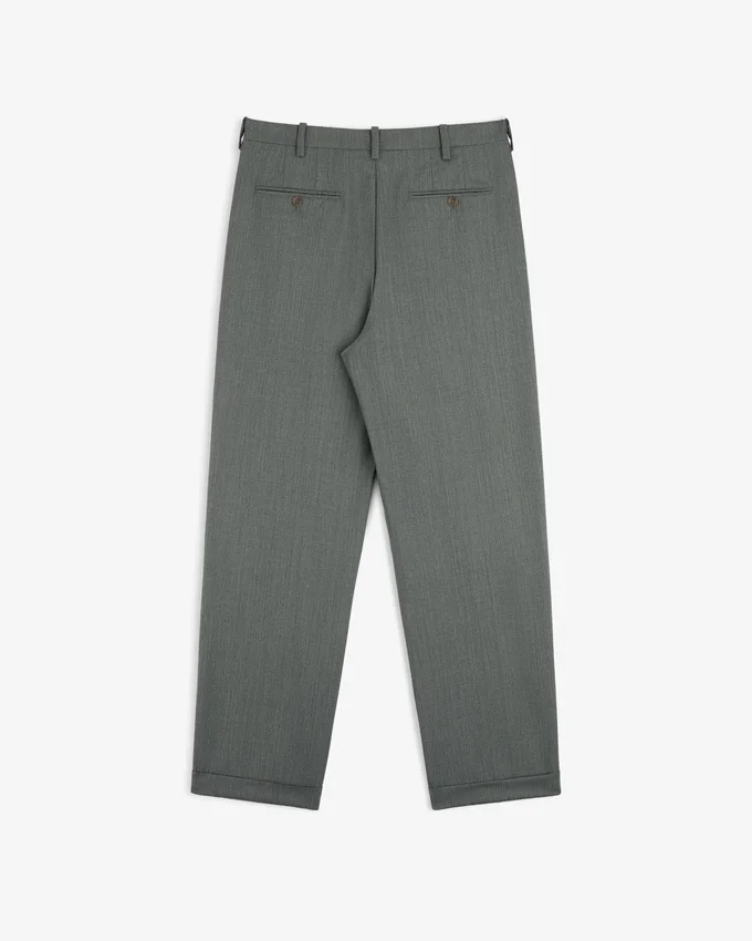 Pantalon léger à revers