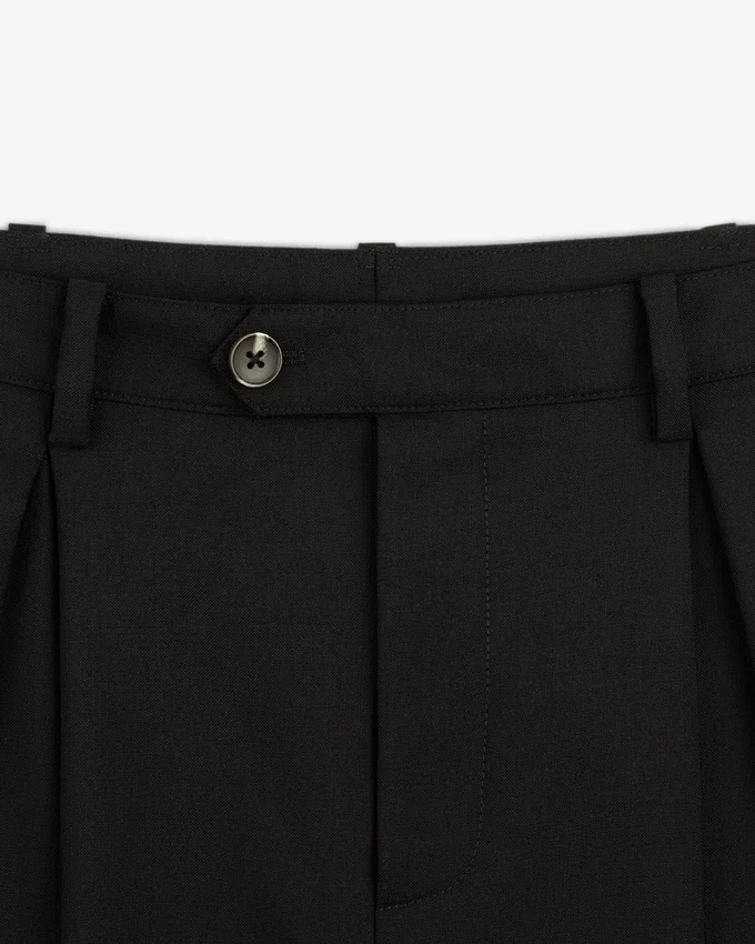 Pantalon léger à revers