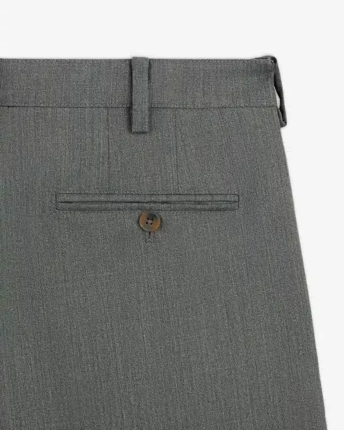 Pantalon léger à revers