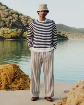 Pantalon Shore à jambes larges
