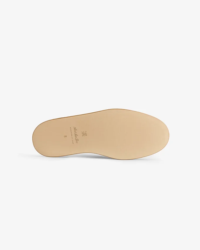 Pantoufles de voyage en nubuck