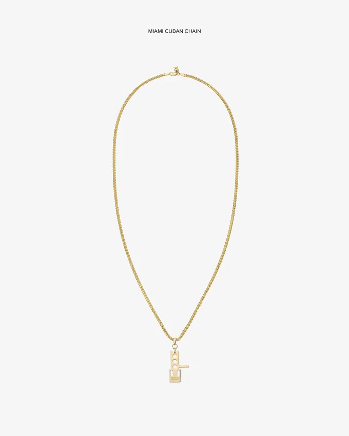 Pendentif ALD / Technics en or 14 carats