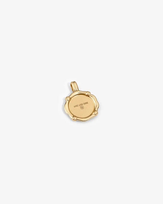 Pendentif en forme de pièce d’or 14 carats