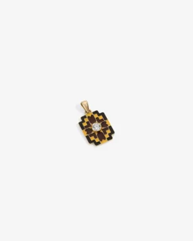 Pendentif en mosaïque de diamants