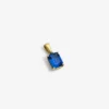 Pendentif en or 14 carats avec pierre précieuse