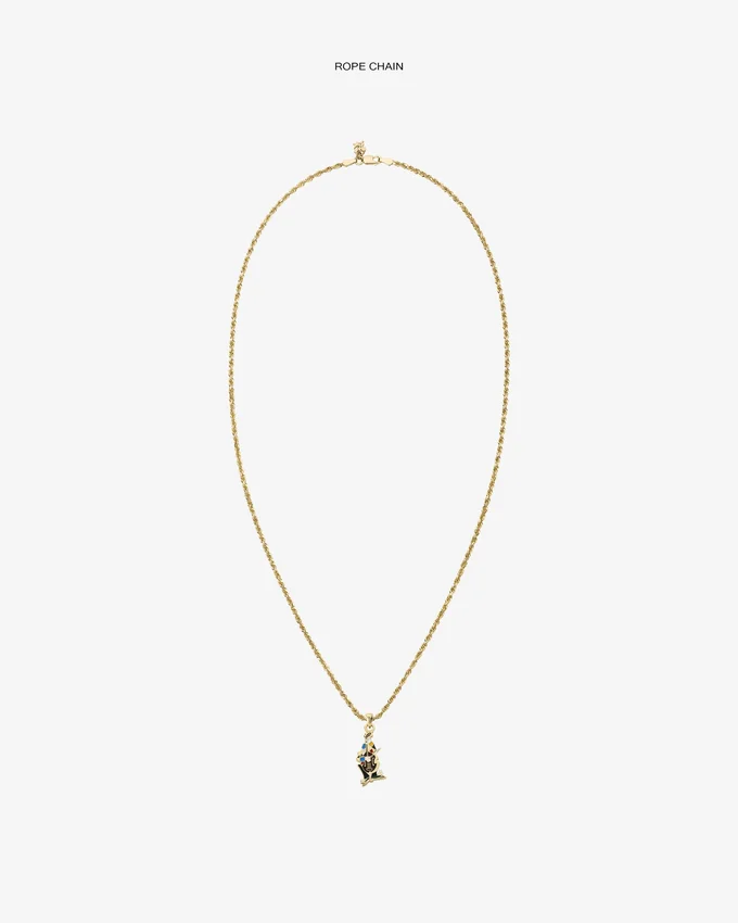 Pendentif « Musicien » en or 14 carats
