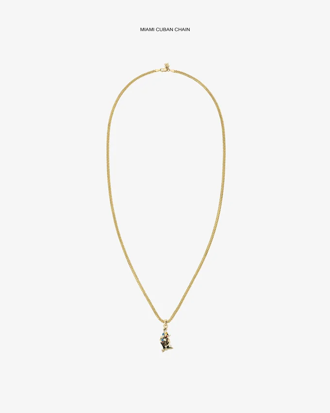 Pendentif « Musicien » en or 14 carats