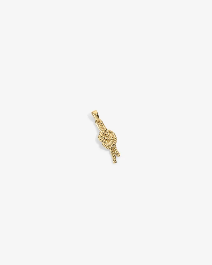 Pendentif « nœud marin » en or 14 carats
