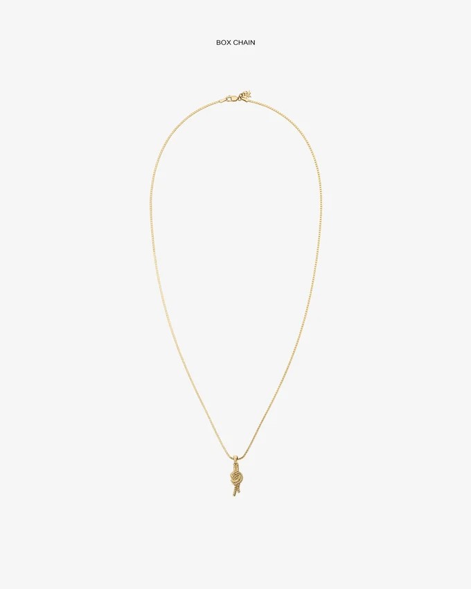 Pendentif « nœud marin » en or 14 carats