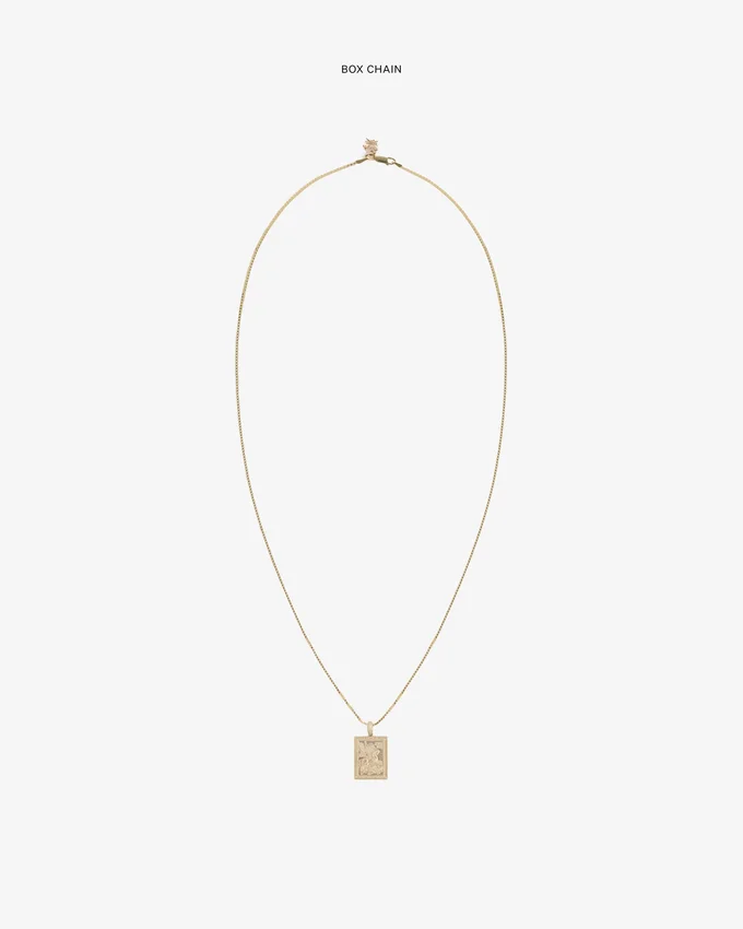 Pendentif Saint-Georges en or 14 carats