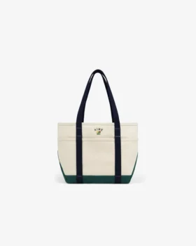 Petit sac fourre-tout avec écusson contrasté