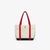 Petit sac fourre-tout avec écusson contrasté