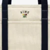 Petit sac fourre-tout avec écusson contrasté