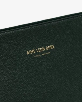 Pochette en cuir moyenne