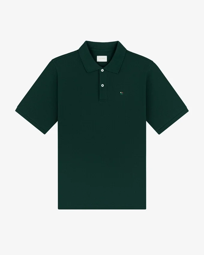 Polo Crest en piqué