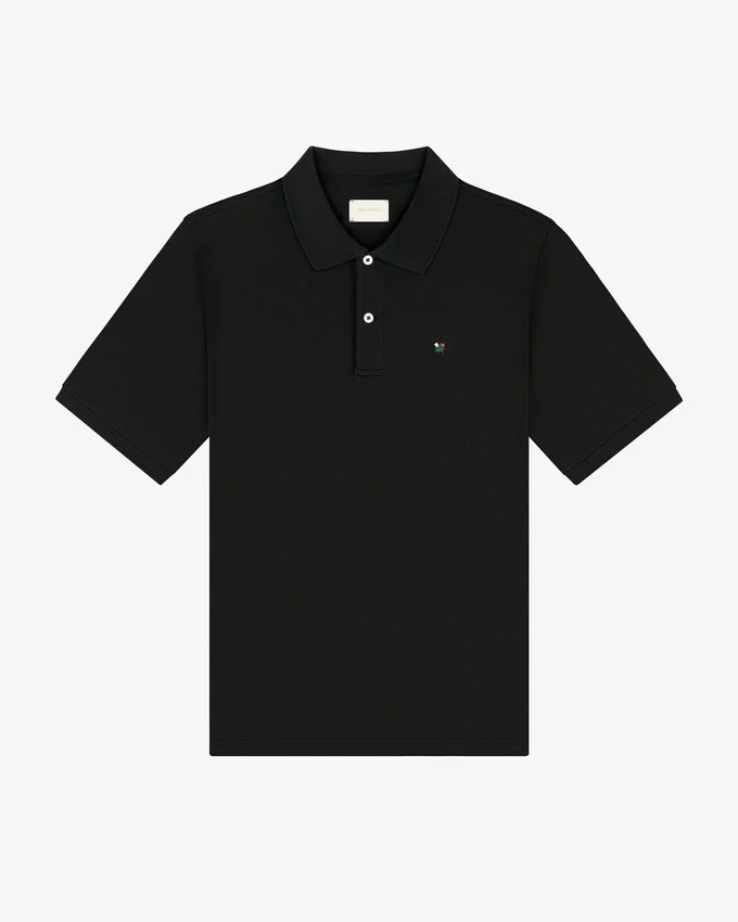 Polo Crest en piqué