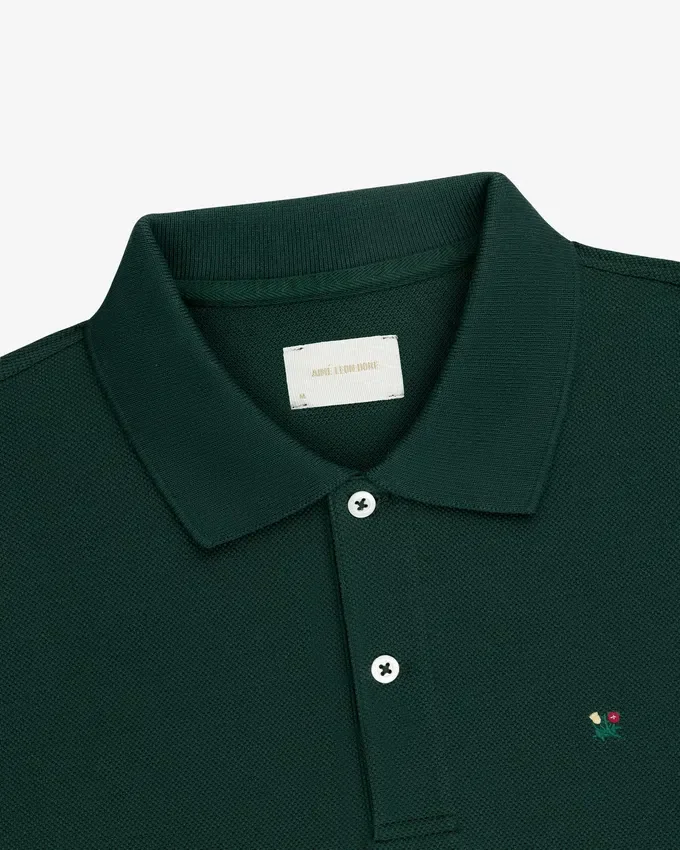 Polo Crest en piqué