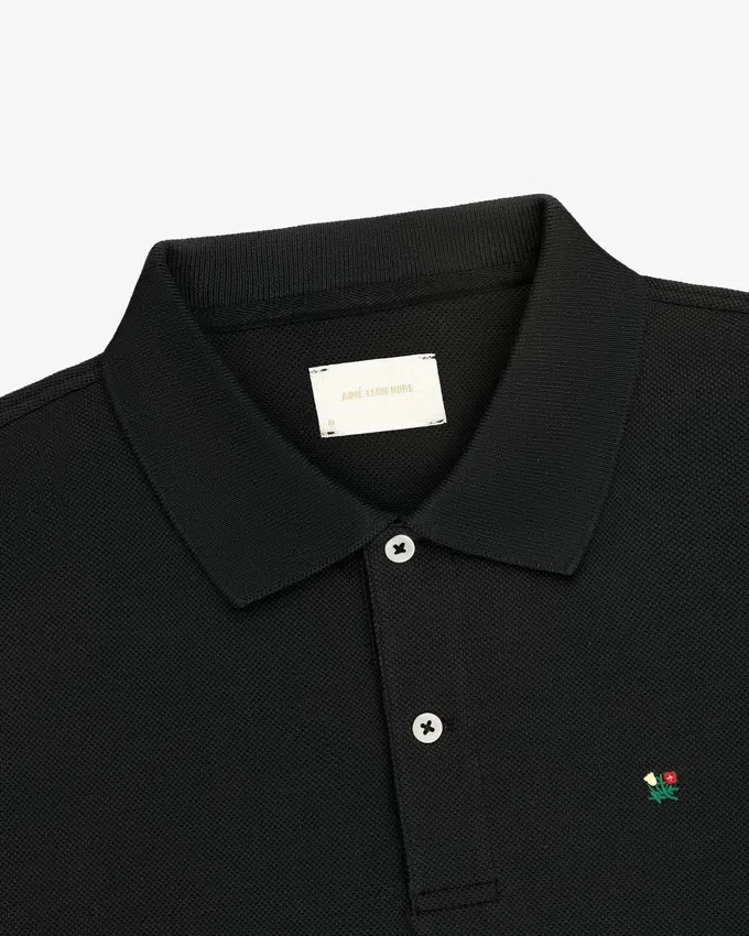 Polo Crest en piqué