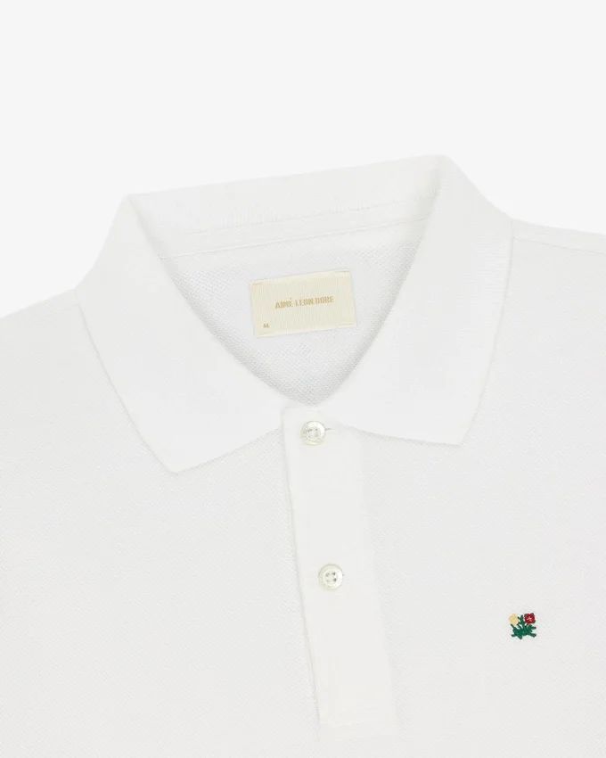 Polo Crest en piqué
