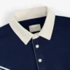 Polo de rugby vintage à effet flammé