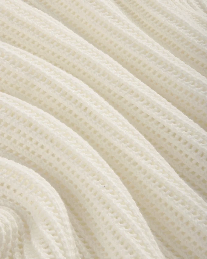 Polo en maille ajourée