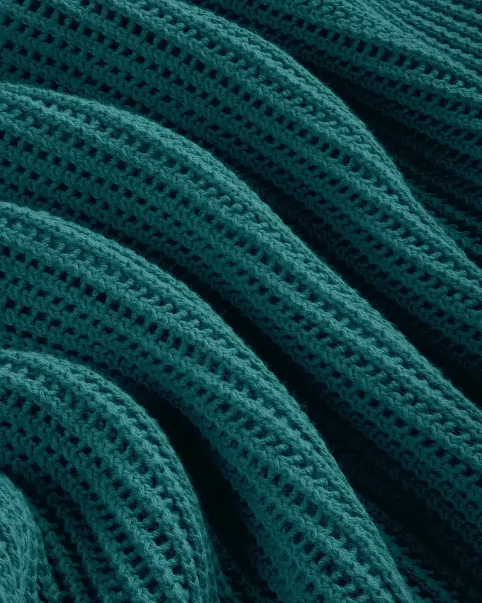 Polo en maille ajourée