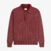 Polo en maille délavé à la pierre