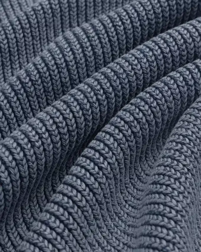 Polo en maille délavé à la pierre