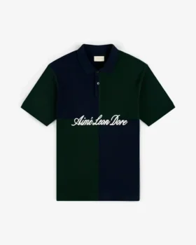 Polo en piqué à blocs de couleur