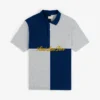 Polo en piqué à blocs de couleur