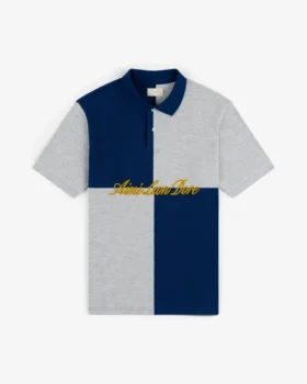 Polo en piqué à blocs de couleur