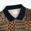 Polo en piqué à imprimé Paisley