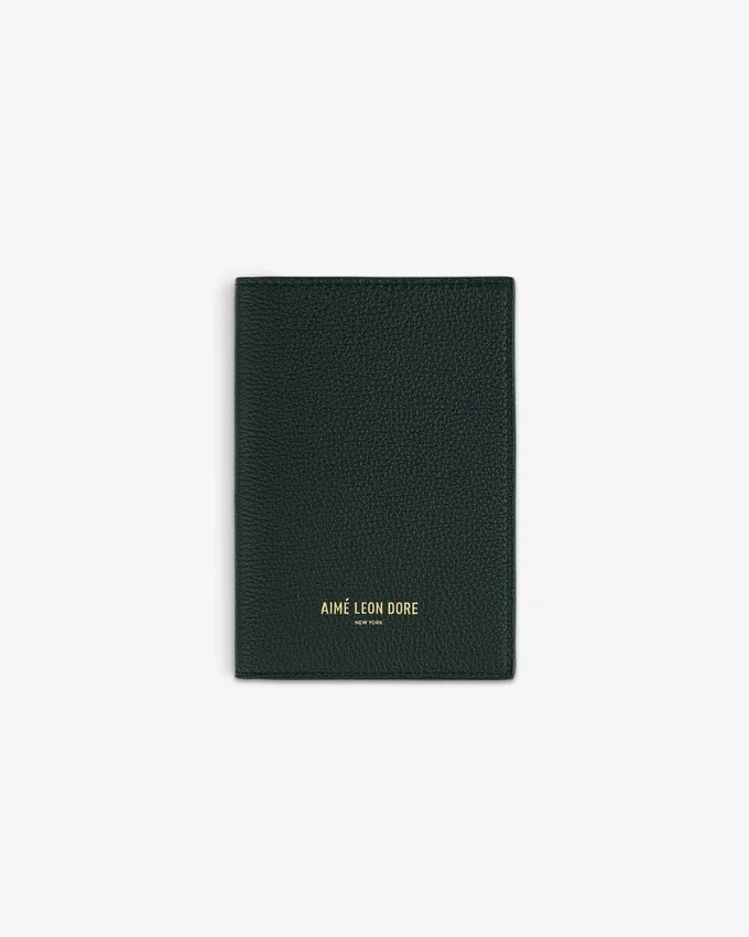 Porte-passeport en cuir